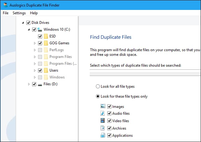Borrar archivos duplicados en Windows