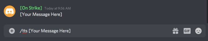 Indicar a Discord que lea tu mensaje