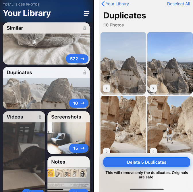eliminar fotos duplicas en ios con app