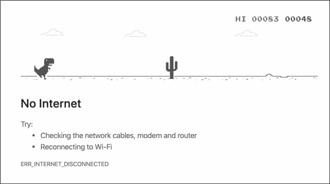 juego del dinosaurio google