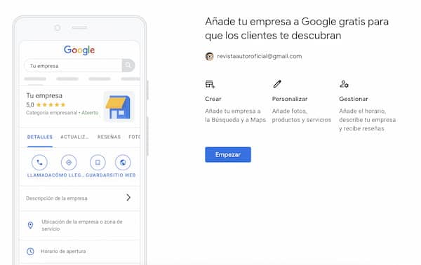 optimizar google my business