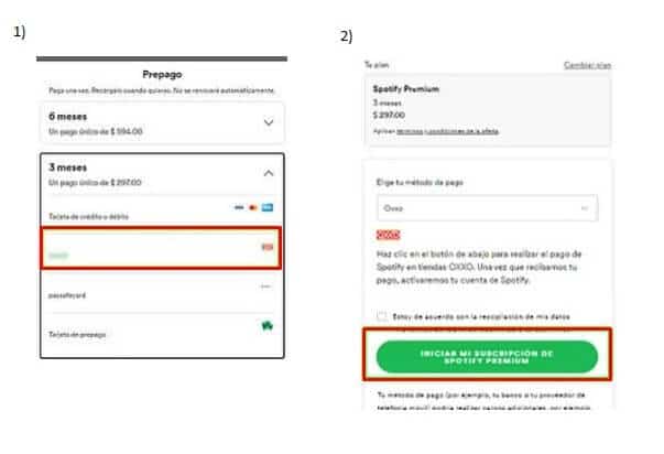 pagar Spotify en Oxxo
